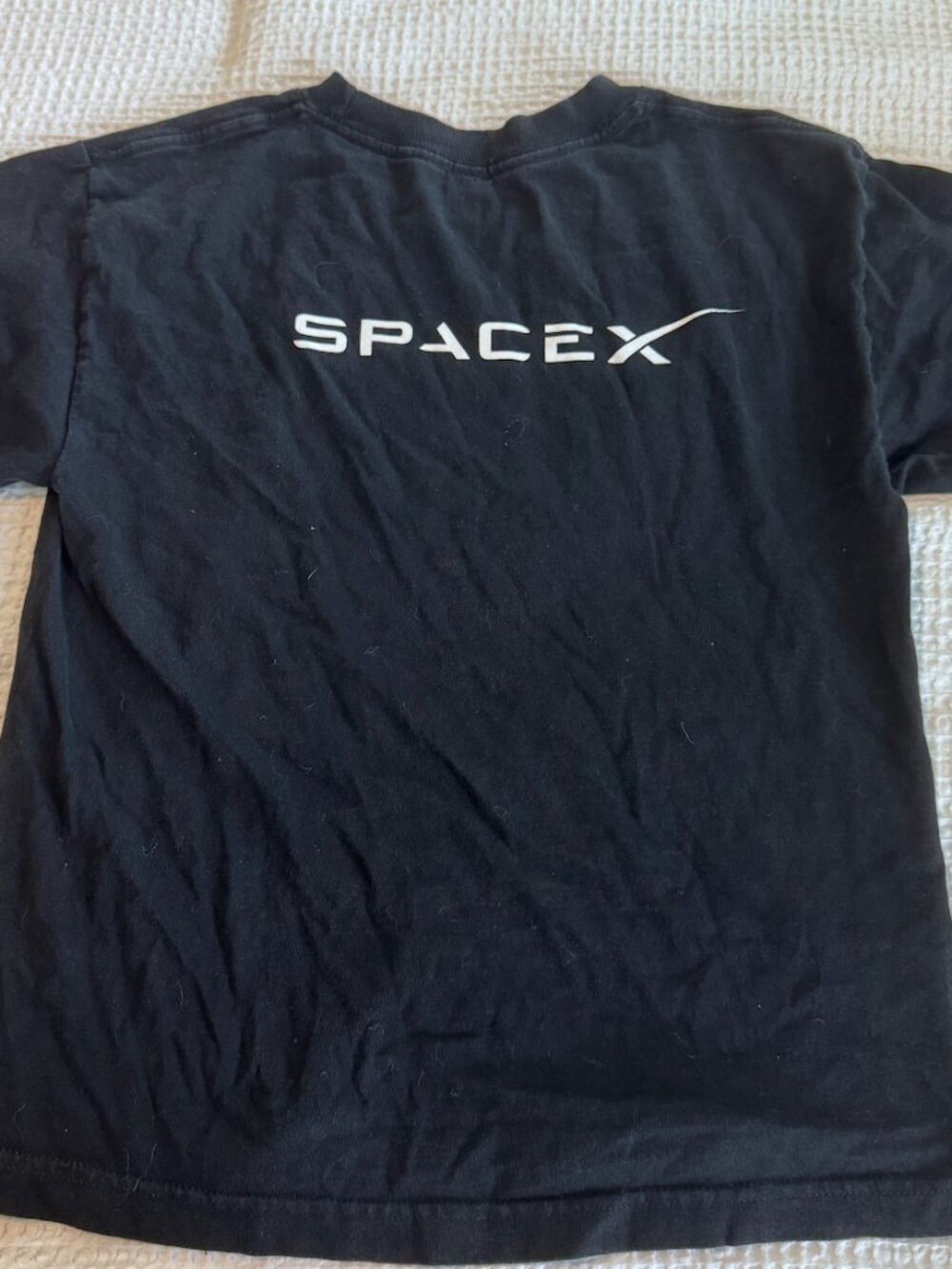 Black Boys Medium Reebok SpaceX TShirt